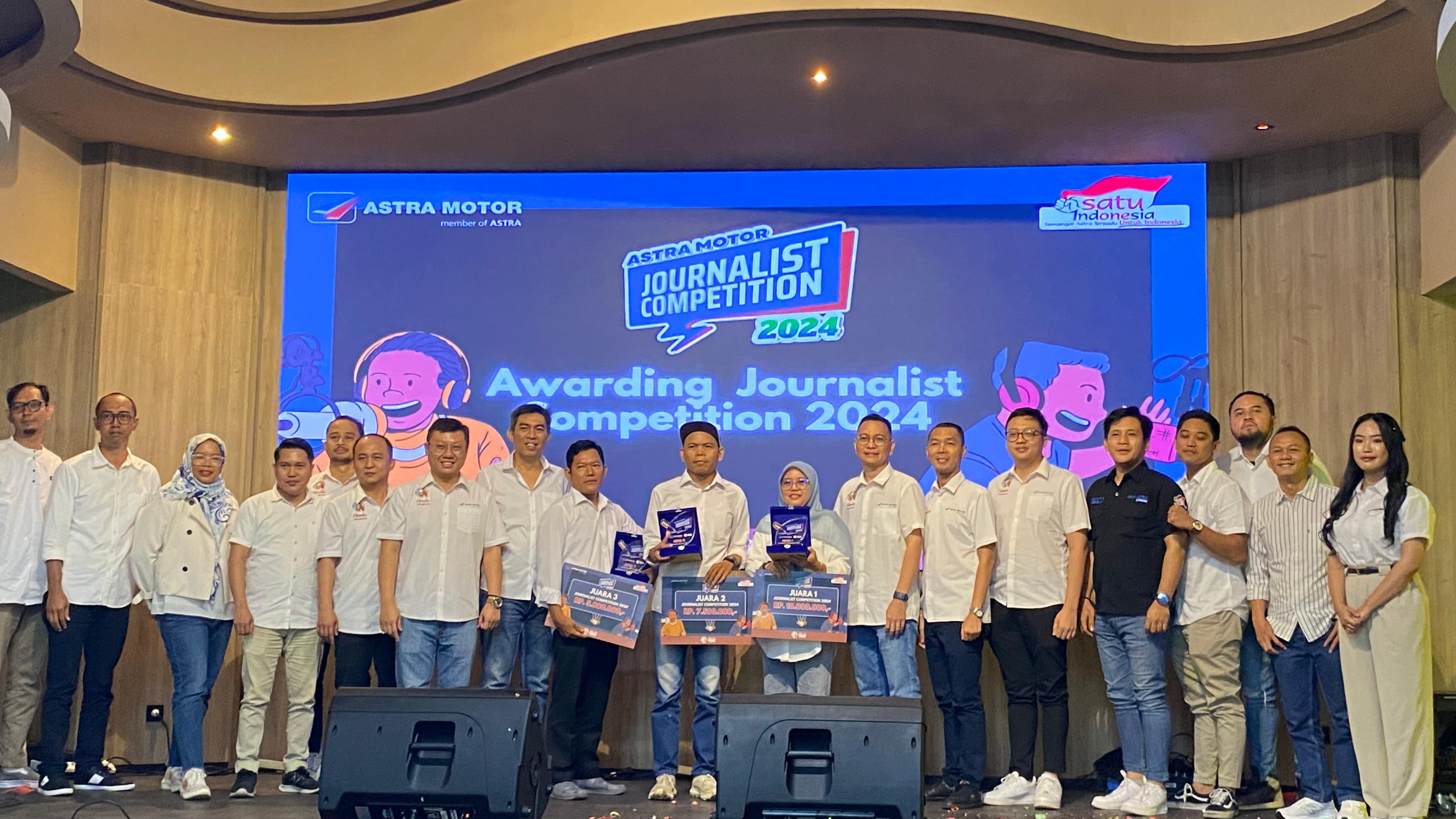 Astra Motor Journalist Competition 2024, RBTV Disway Terima Reward dari Astra Motor Bengkulu