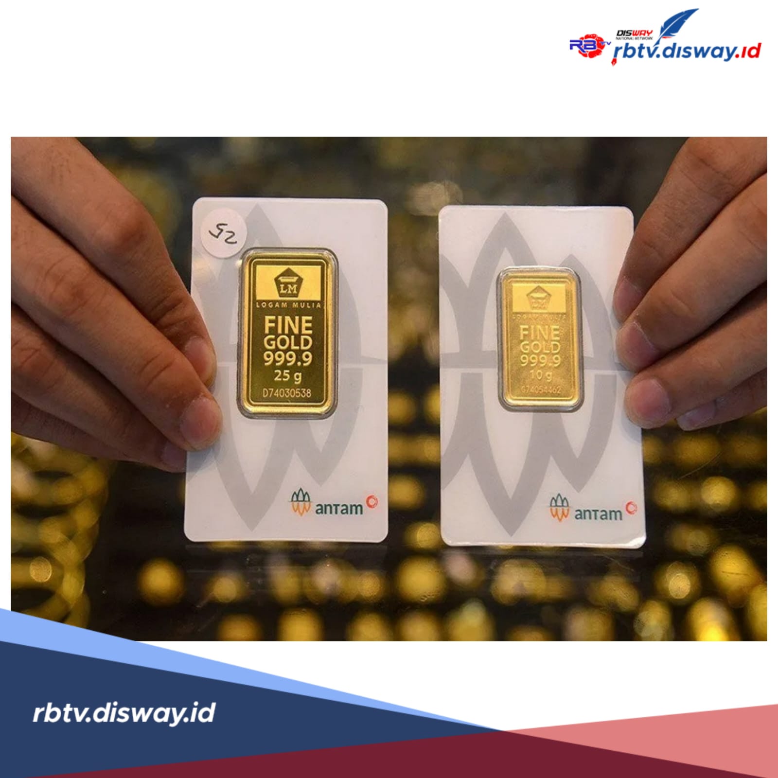 Melorot Lagi! Cek Daftar Harga Emas Antam Hari Ini 4 April 2025
