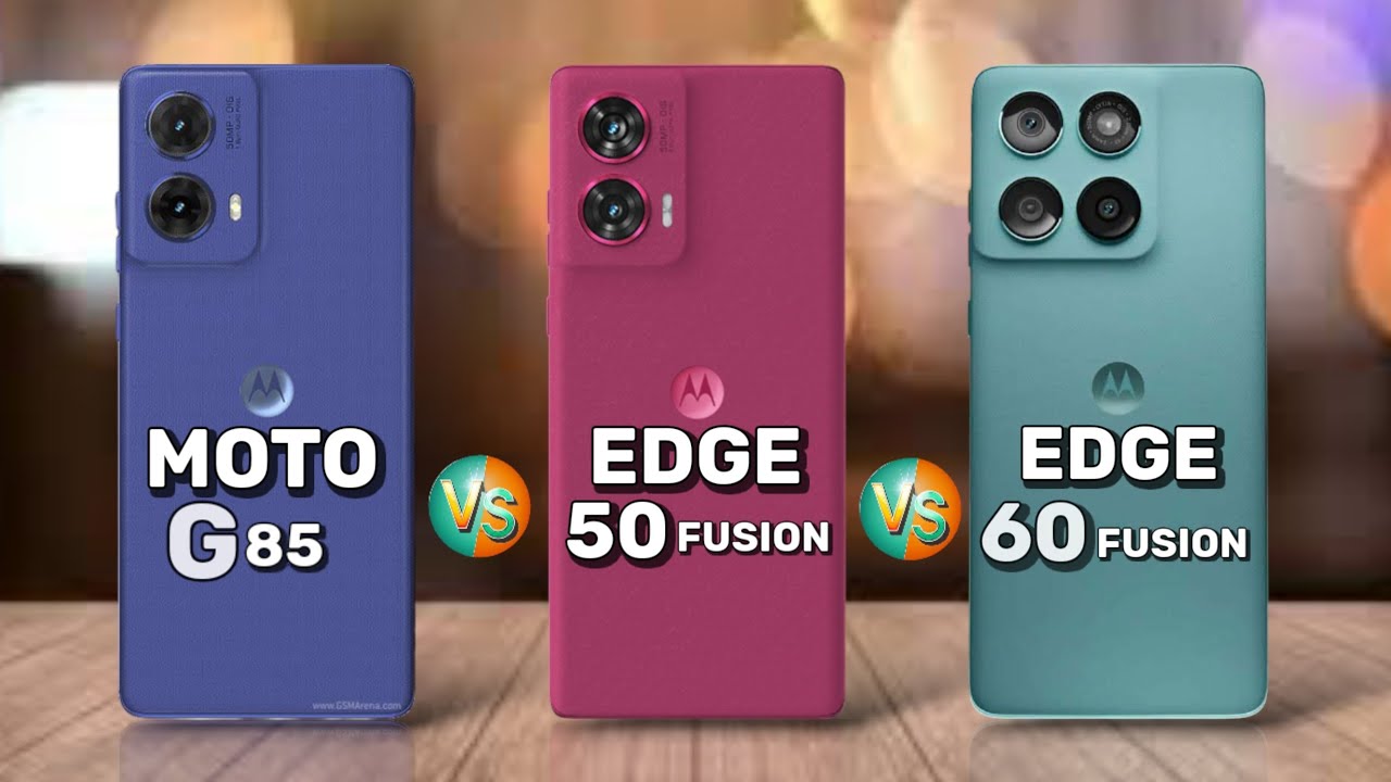 Masing-masing Punya Keunggulan: Moto G85 5G Vs Motorola Edge 50 Fusion Vs Motorola Edge 60 Fusion