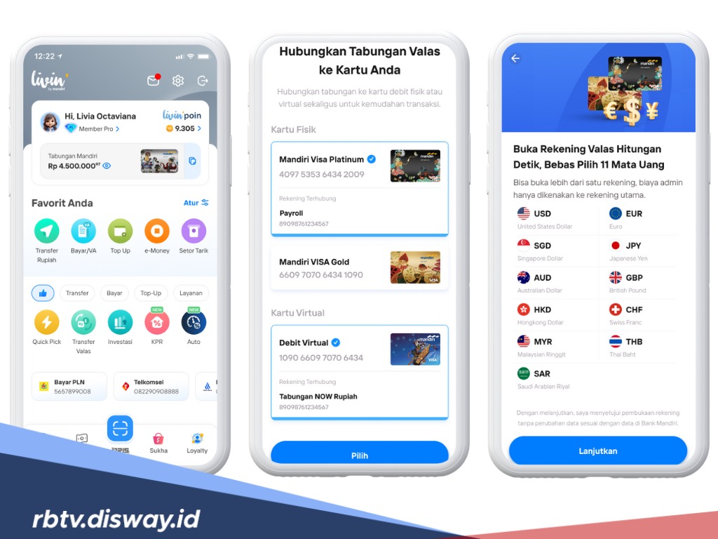 Syarat dan Cara Buka Tabungan Valas di Livin’ Mandiri, Segini Setoran Awalnya