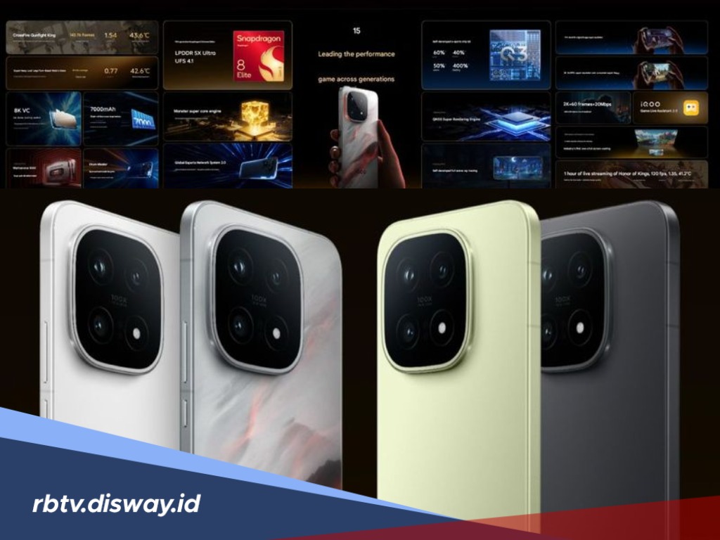 iQOO 15 Tampil Elegan, Performa Ngebut Harga Merakyat