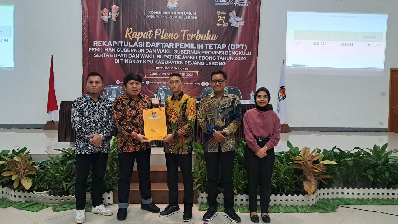 Info untuk Tim Sukses Calon, Ini Rincian Jumlah DPT di Kabupaten Rejang Lebong