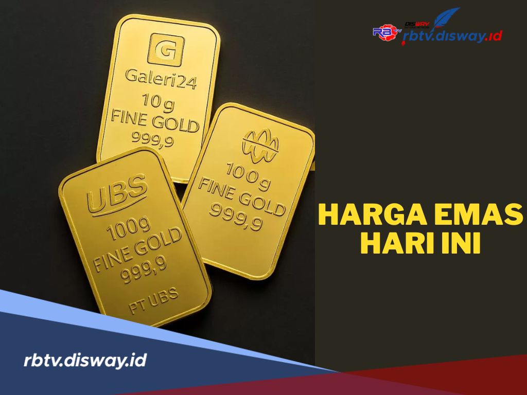 Kompak Turun, Segini Harga Emas Hari Ini untuk Antam, UBS dan Galeri 24 