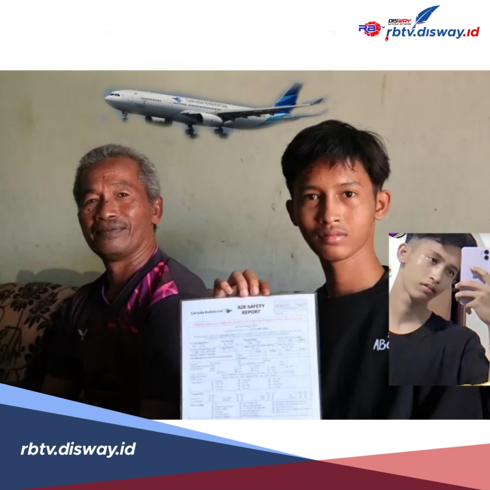 Remaja Ini Gratis Naik Pesawat Garuda Seumur Hidup, Ini Kisahnya