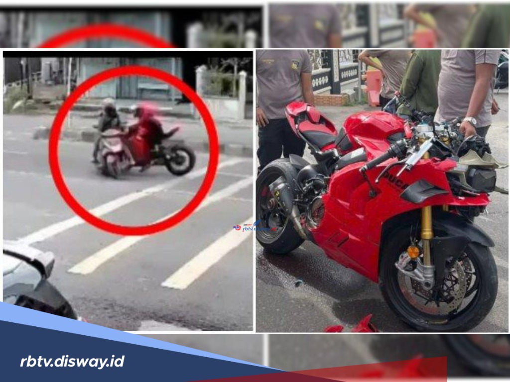 Pelajar 17 Tahun Bawa Motor Ducati Tabrakan dengan Honda BeAT, Bagaimana Kondisi Korban? 