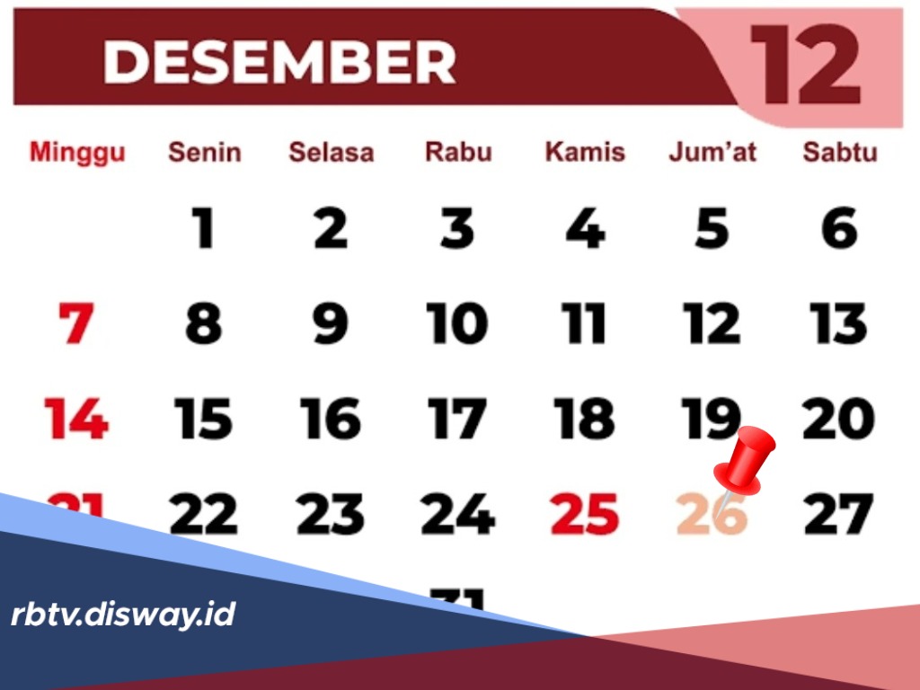 Jadwal Cuti Bersama Desember 2025 jadi Long Weekend, Catat Ini Tanggalnya!