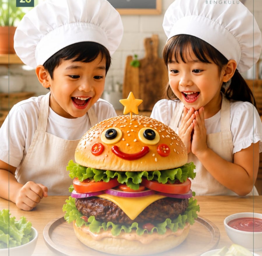 Hotel Santika Bengkulu Hadirkan Kids Cooking Class 'Create Your Happy Burger', Seru dan Edukatif 