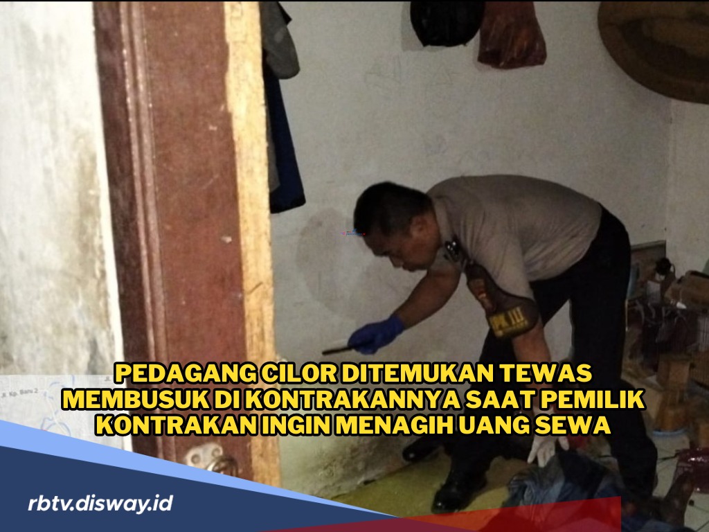 Pedagang Ditemukan Tewas Dalam Kamar oleh Pemilik Kontrakan