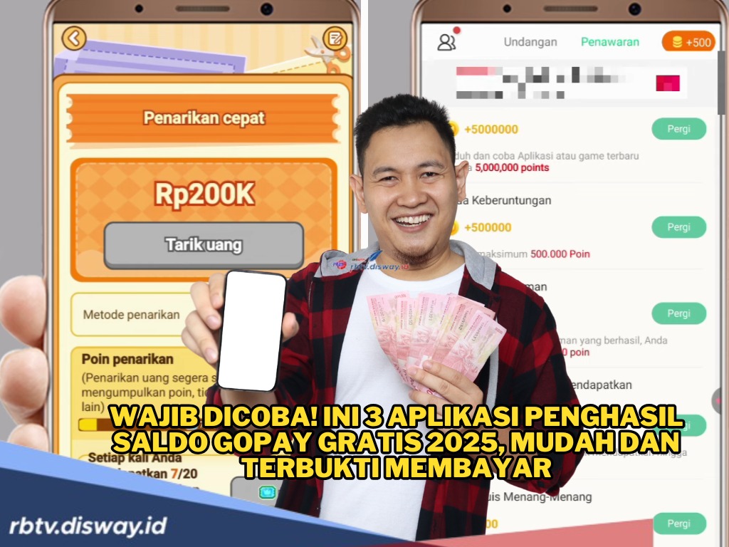Wajib Dicoba! Ini 3 Aplikasi Penghasil Saldo GoPay Gratis 2025, Mudah dan Terbukti Membayar