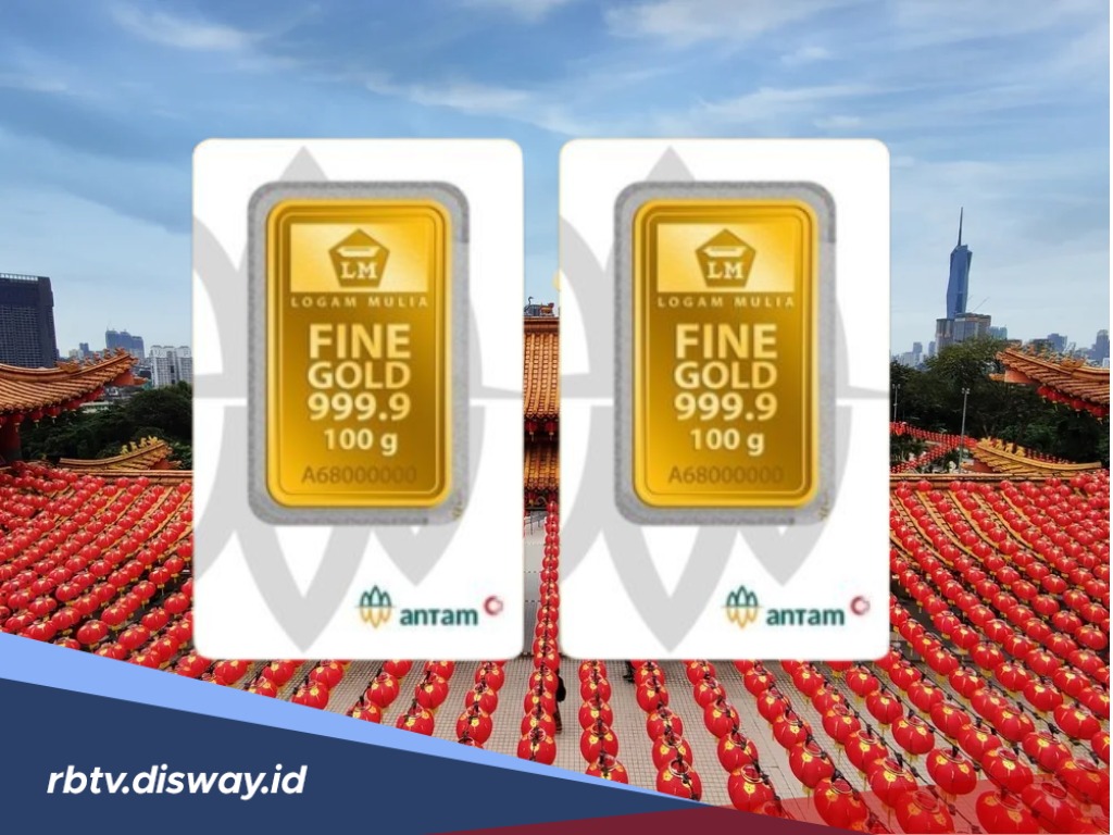 Update Harga Emas Batangan Antam, Galeri24 dan UBS Jelang Imlek