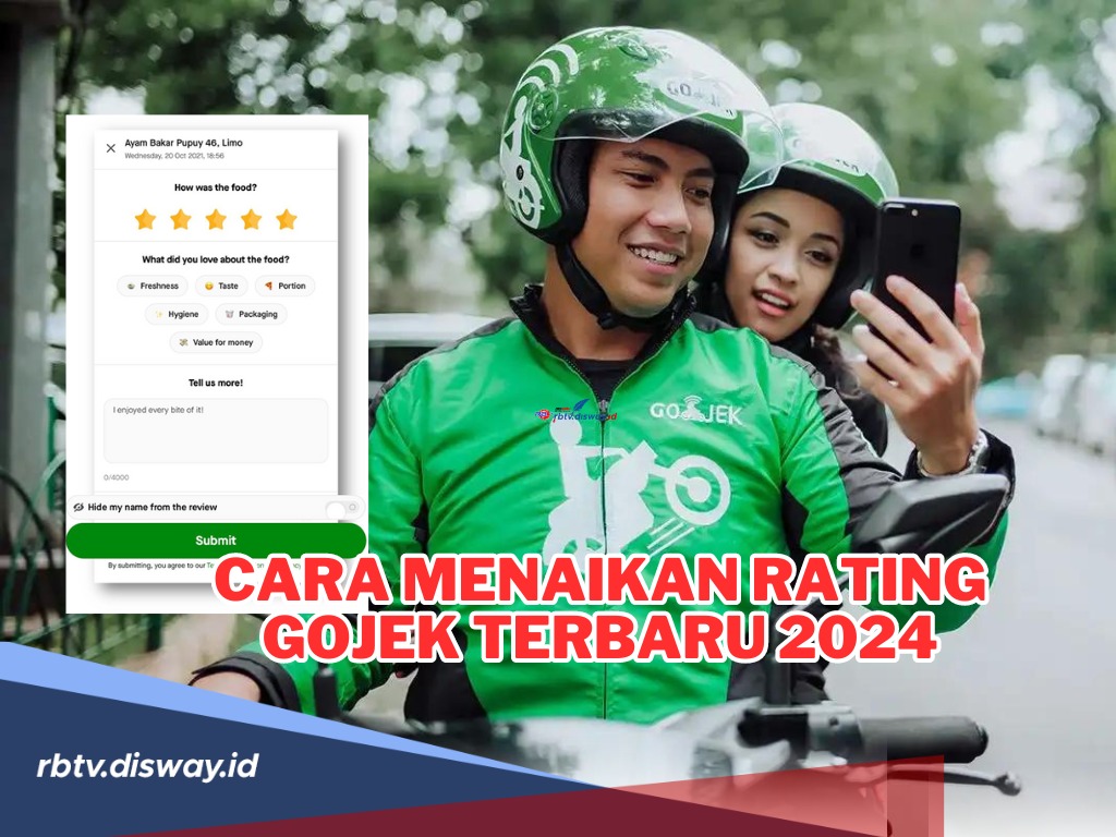 Penting! Ini Trik Natural Cara Menaikan Rating Gojek Terbaru 2024, No Fake Fake!