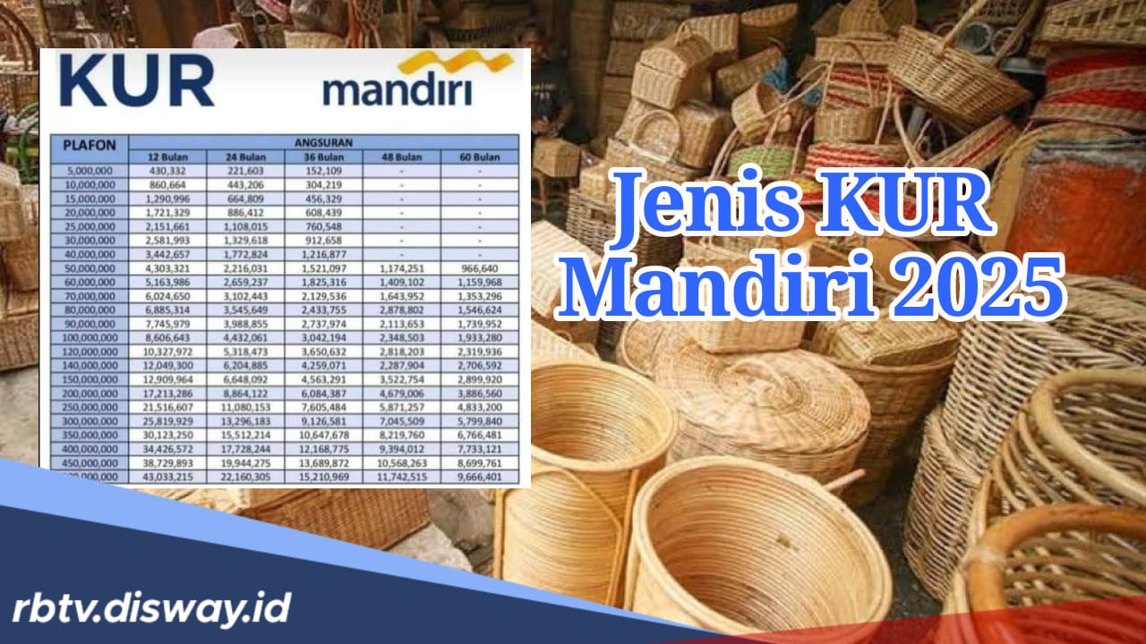 Terbaru! Ini Jenis KUR Mandiri 2025, Pinjaman Mulai Rp 1 Juta hingga Rp 500 Juta 