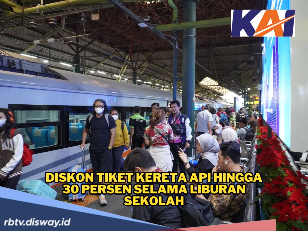Diskon Transportasi Kereta Api Periode Juni-Juli 2025, Simak Rutenya di Sini