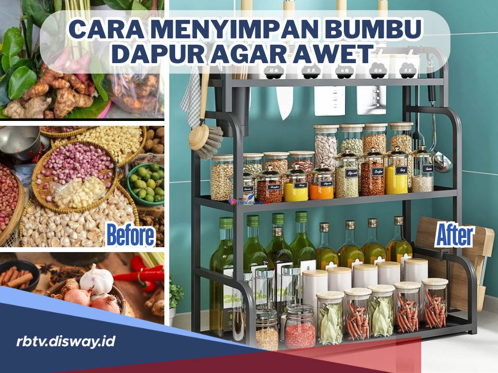 Ibu-ibu Jangan Sampai Salah, Begini Loh Cara Menyimpan Bumbu Dapur agar Awet dan Tidak Kering