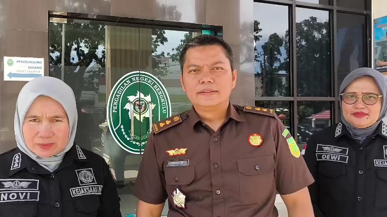 Kasus Korupsi: Tuntutan 6 Tahun Penjara, Hakim Vonis 1 Tahun Penjara, Kejati Bengkulu Banding