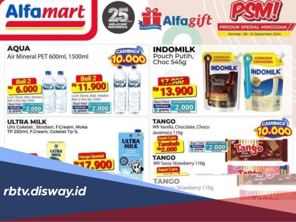 Belanja Untung! Ini Promo Alfamart 11-15 September 2024, Minyak Goreng Bimoli Rp 35 Ribu