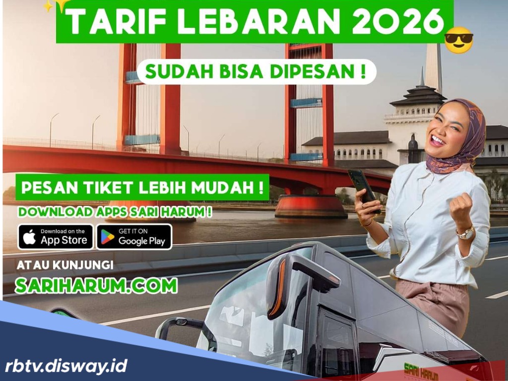 Tiket Mudik Lebaran Bus Sari Harum Sudah Bisa Dipesan, Ini Daftar Harga Tiket dan Rutenya