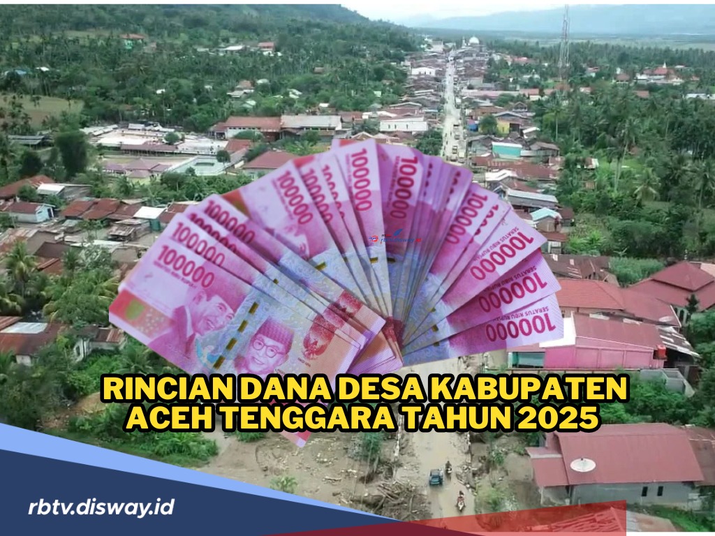 Rincian Dana Desa Kabupaten Aceh Tenggara Tahun 2025 dengan Total Anggaran Rp 268.998.135.000