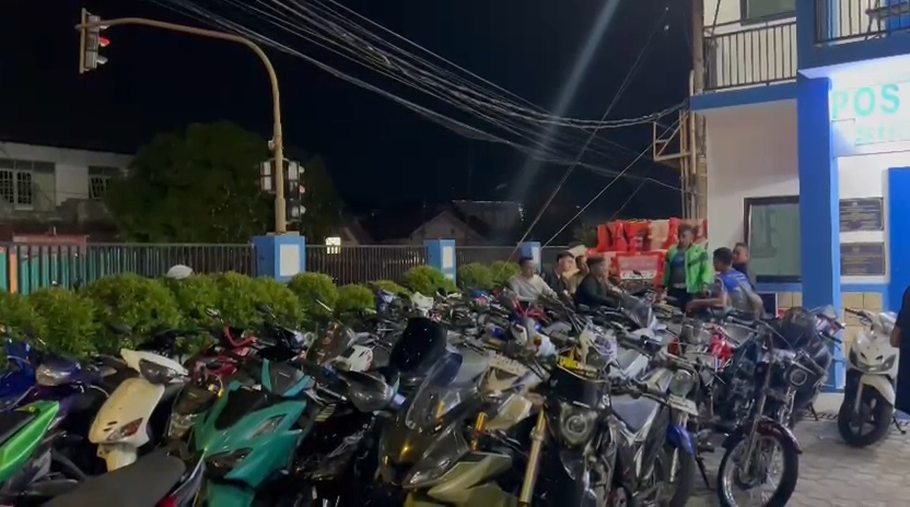 Puluhan Motor Knalpot Brong Diamankan Satlantas Polresta Bengkulu