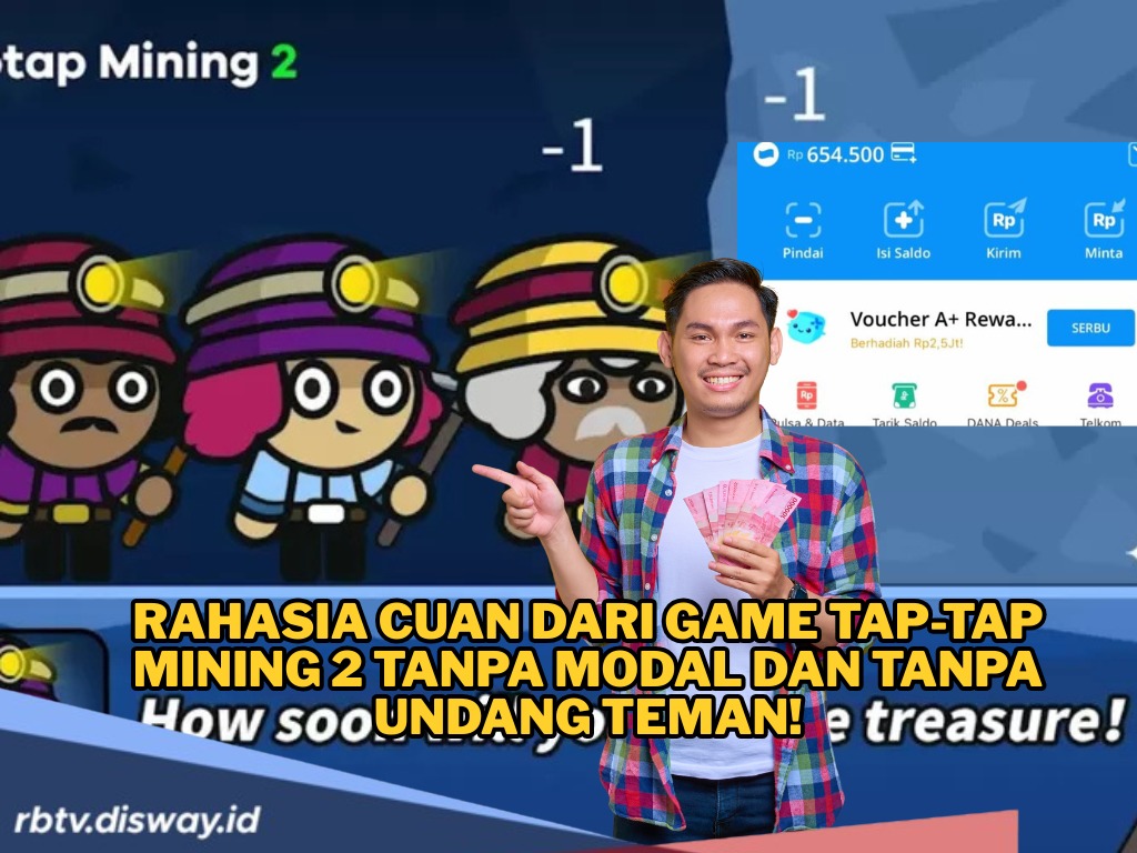 Rahasia Cuan dari Game Taptap Mining 2, Tanpa Modal dan Tanpa Undang Teman