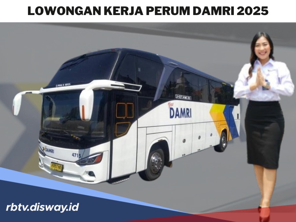 Lowongan Kerja Perum DAMRI untuk 2 Posisi Strategis, Gajinya Besar