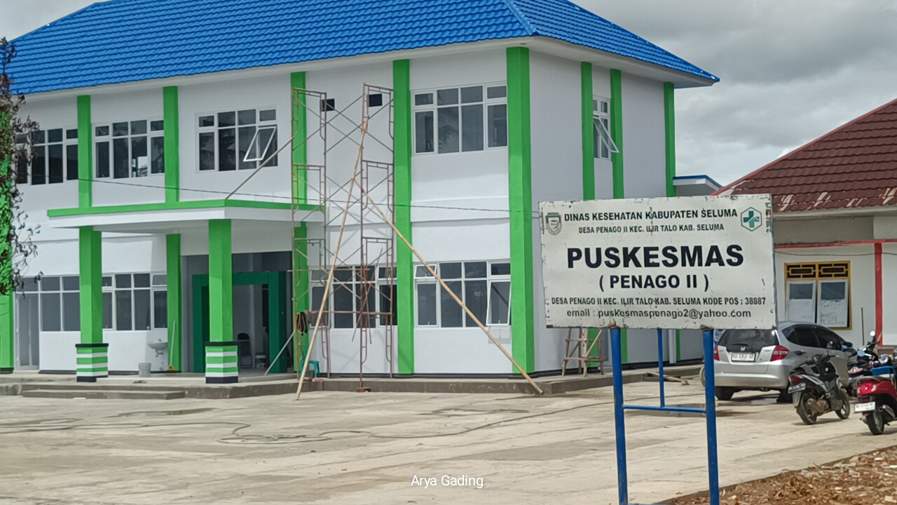 Gedung Baru Puskesmas Penago II Seluma Digembok Kontraktor