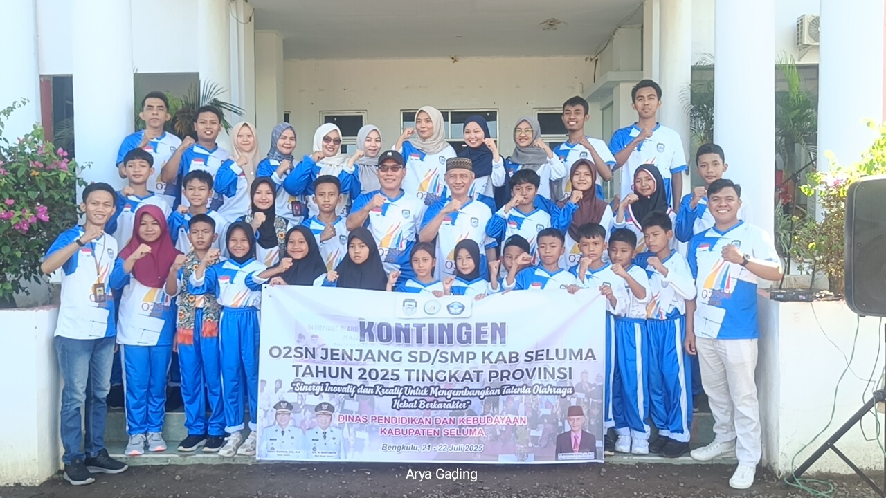 Wakili Kabupaten Seluma, 20 Kontingen Atlet O2SN Bersaing di Tingkat Provinsi Bengkulu 