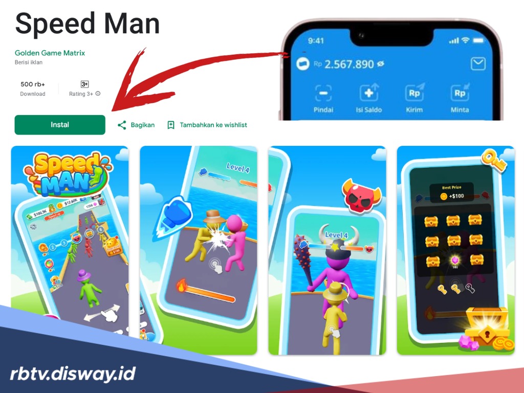 Tutorial Main Game Dibayar Saldo DANA dengan Aplikasi Penghasil Saldo DANA 2025, Uangnya Cepat Cair