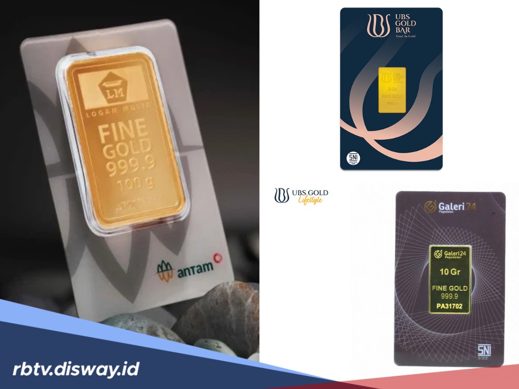 Harga Emas ANTAM, UBS dan Galeri 24 Hari Ini, Adakah Pergerakan?