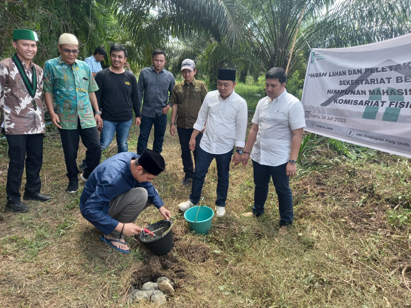 Dempo Hibahkan Lahan 150 Meter Persegi untuk Bangun Sekretariat HMI