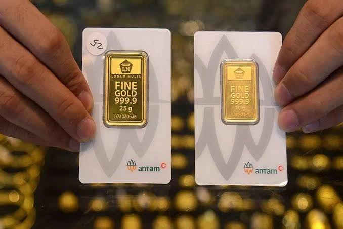 Akhir Pekan, Harga Emas Antam di Pegadaian Turun Jadi Segini Per Gram