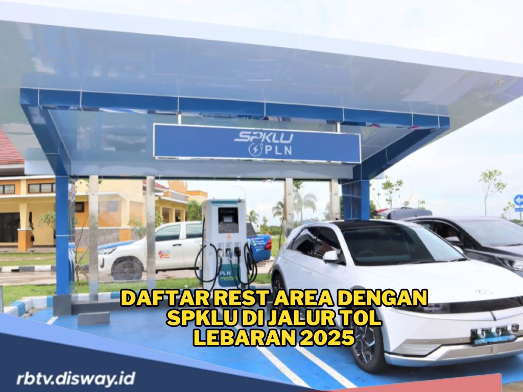 Mudik Aman Pakai Mobil Listrik! Ini Daftar Rest Area dengan SPKLU di Jalur Tol Lebaran 2025