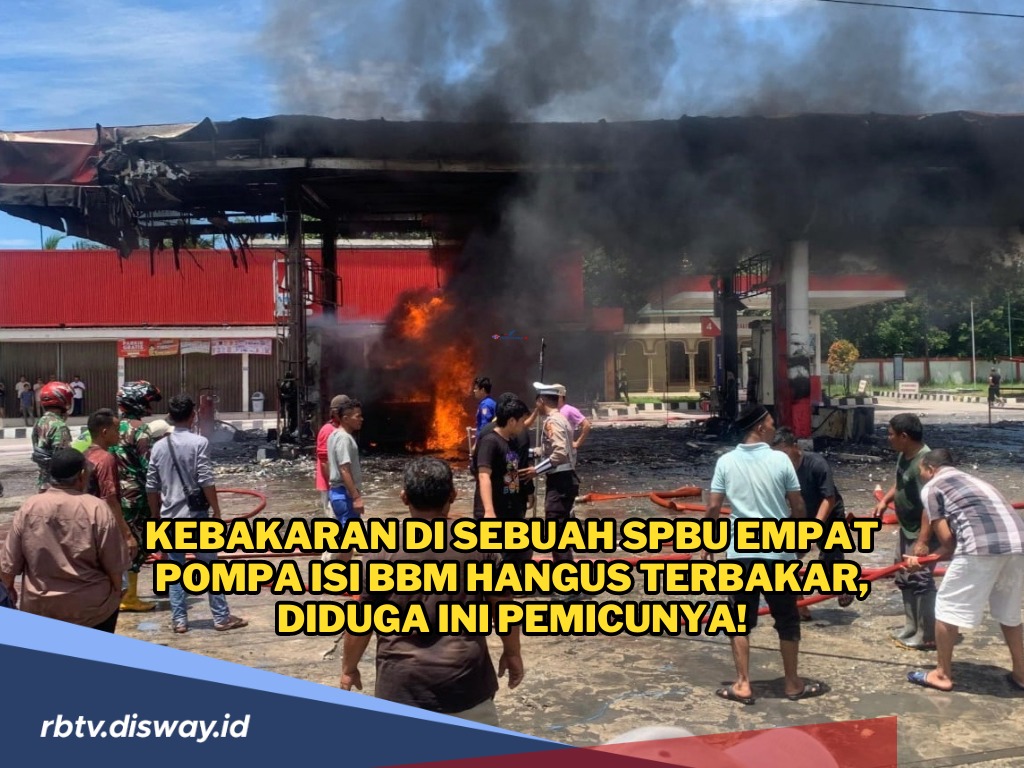 SPBU Milik Calon Bupati Hangus Terbakar, Polisi Dalami Penyebab Kebakaran