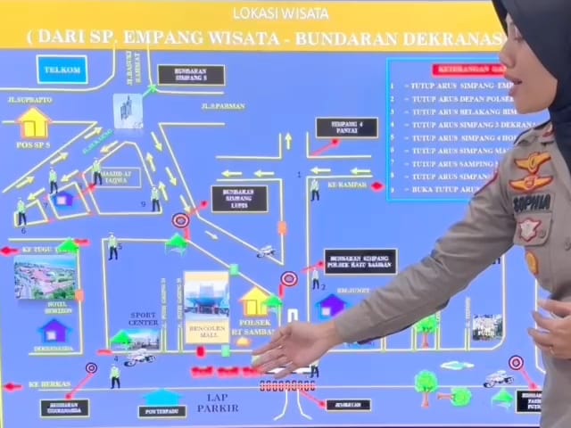 Masyarakat Harus Tahu, Siang Ini Pantai Panjang Diterapkan Satu Jalur