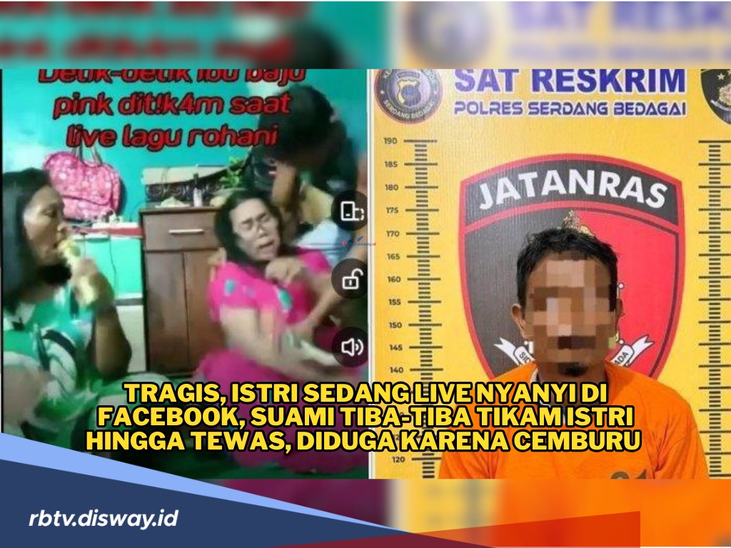 Terbakar Api Cemburu, Suami Nekat Tikam Istri saat Sedang Live Nyanyi di Facebook