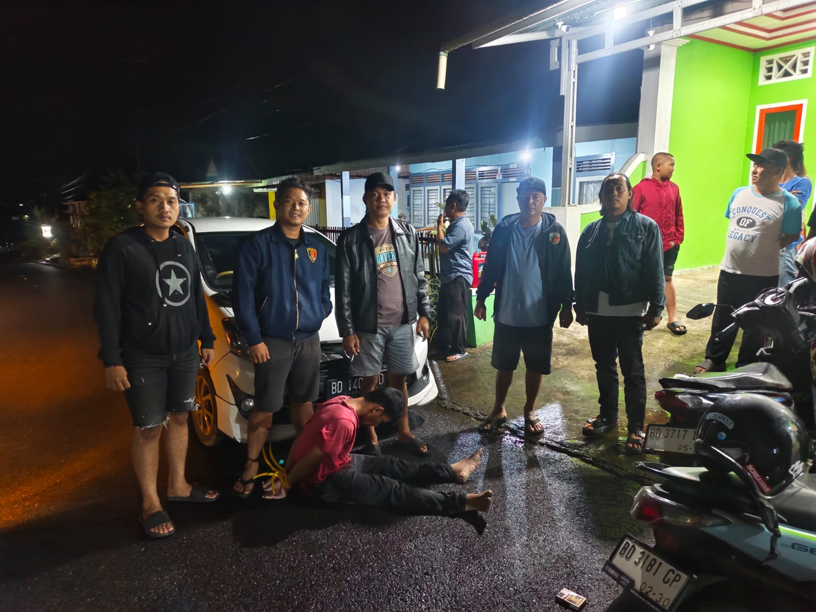 Kehabisan Bensin, Pencuri Sepeda Motor Ditangkap Tim Elang Jupi