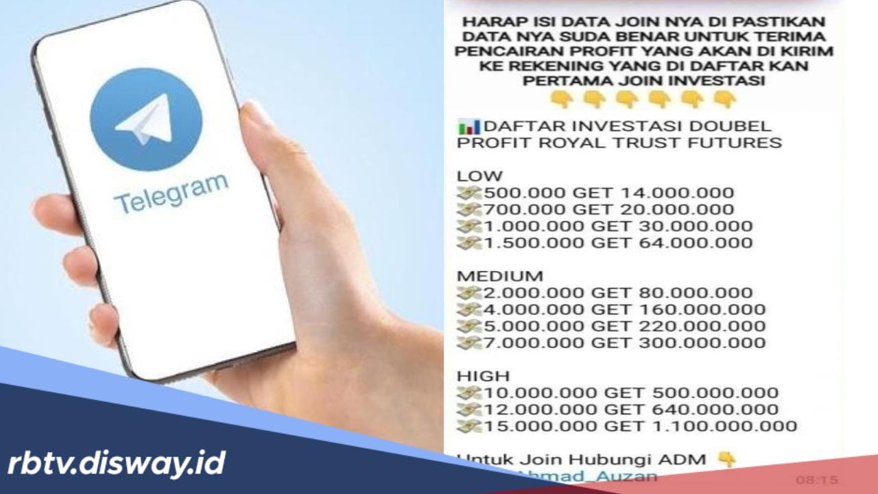 Meresahkan, Hati-hati! Begini Ciri Investasi Bodong di Telegram, Jangan Sampai Tertipu