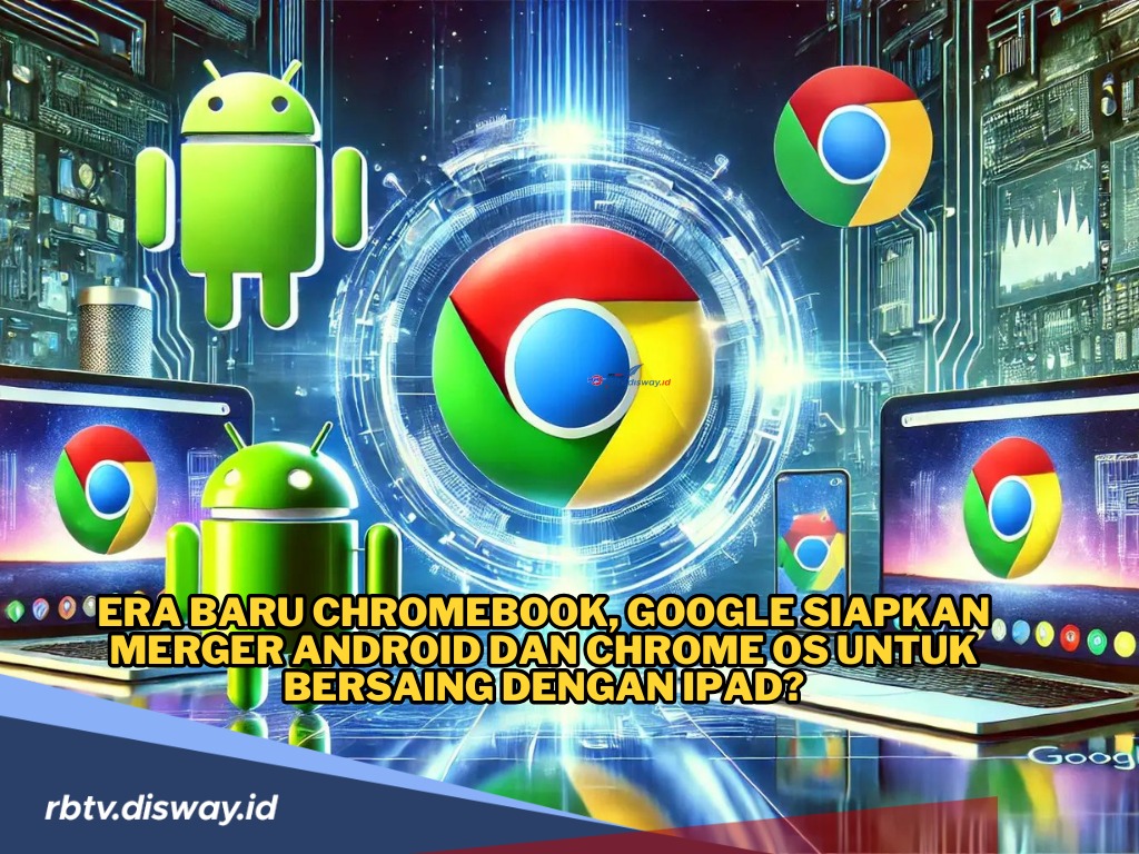 Siap-siap! Google Bakal Gabungkan Chrome OS ke Android, Jadi Pesaing iPad?