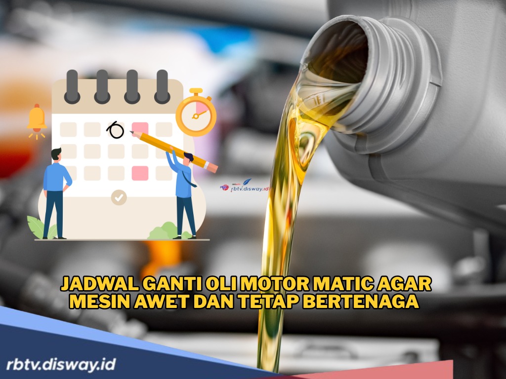 Ini Jadwal Ganti Oli Motor Matic Biar Mesin Awet dan Bertenaga, Jangan Sampai Lewat