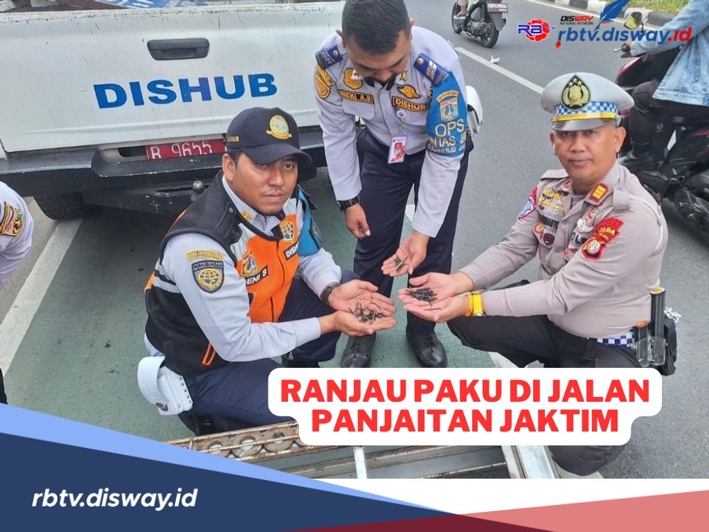 Operasi Ranjau Paku di Jaktim Sengaja Disebar Oknum, Waspada Aksi Perampokan