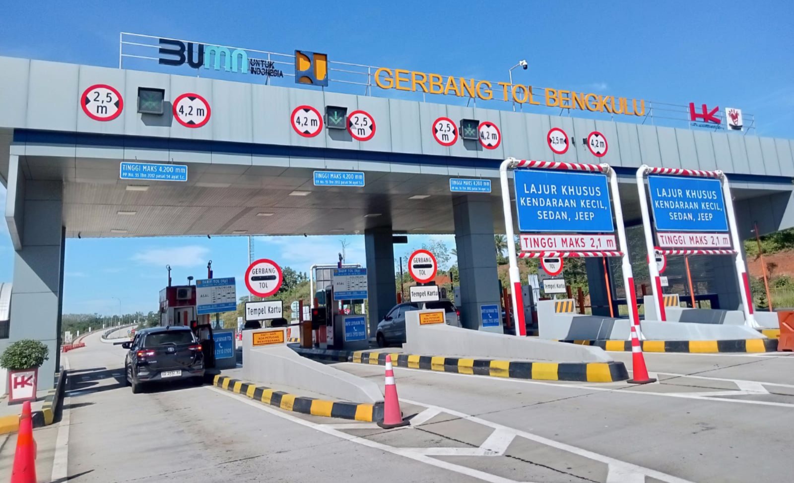 Awal Januari 2025, Trafik Kendaraan yang Melintas di Tol Bengkulu - Taba Penanjung Naik 195 Persen