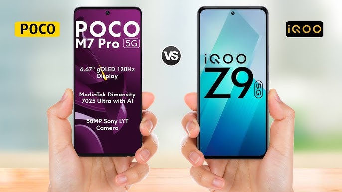 POCO M7 Pro 5G Vs iQOO Z9 5G, Anda Mau Beli yang Mana? Ini Ulasan Lengkapnya