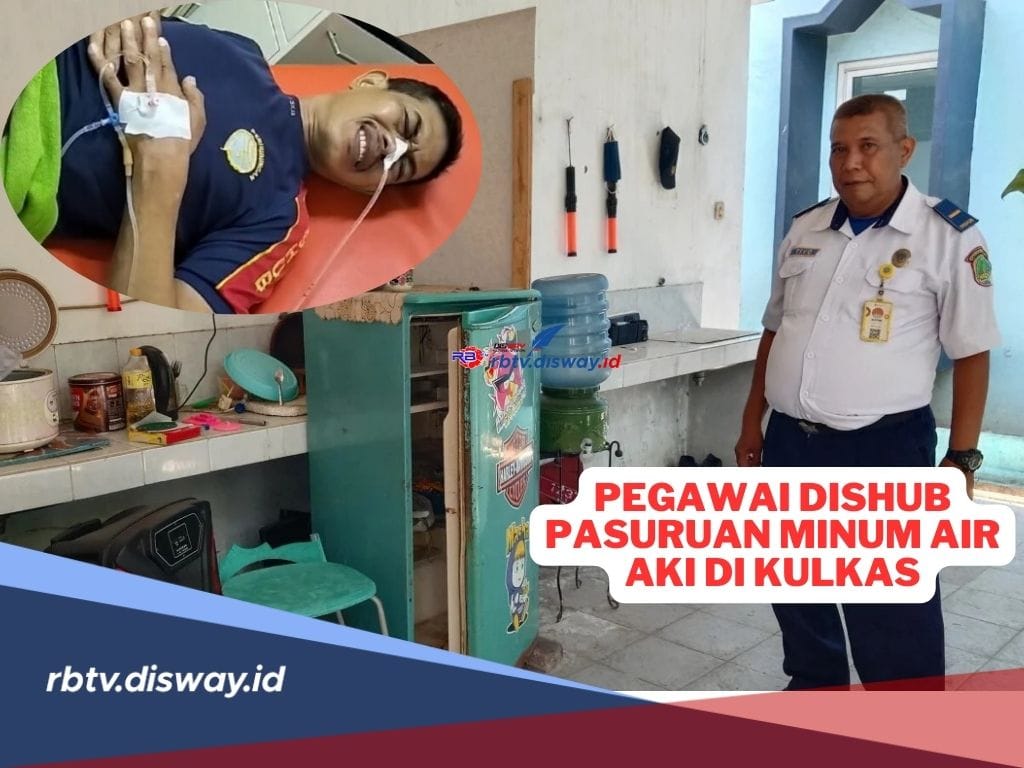 Pegawai Dishub Pasuruan Keracunan, Diduga Minum Air Aki di Kulkas Kantor