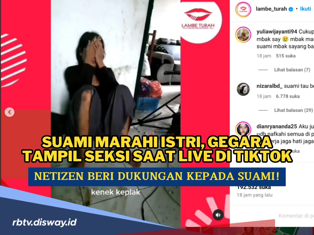 Viral, Suami Marahi Istri Diduga Gegara Sering Live Seksi di Sosmed, Begini Reaksi Netizen