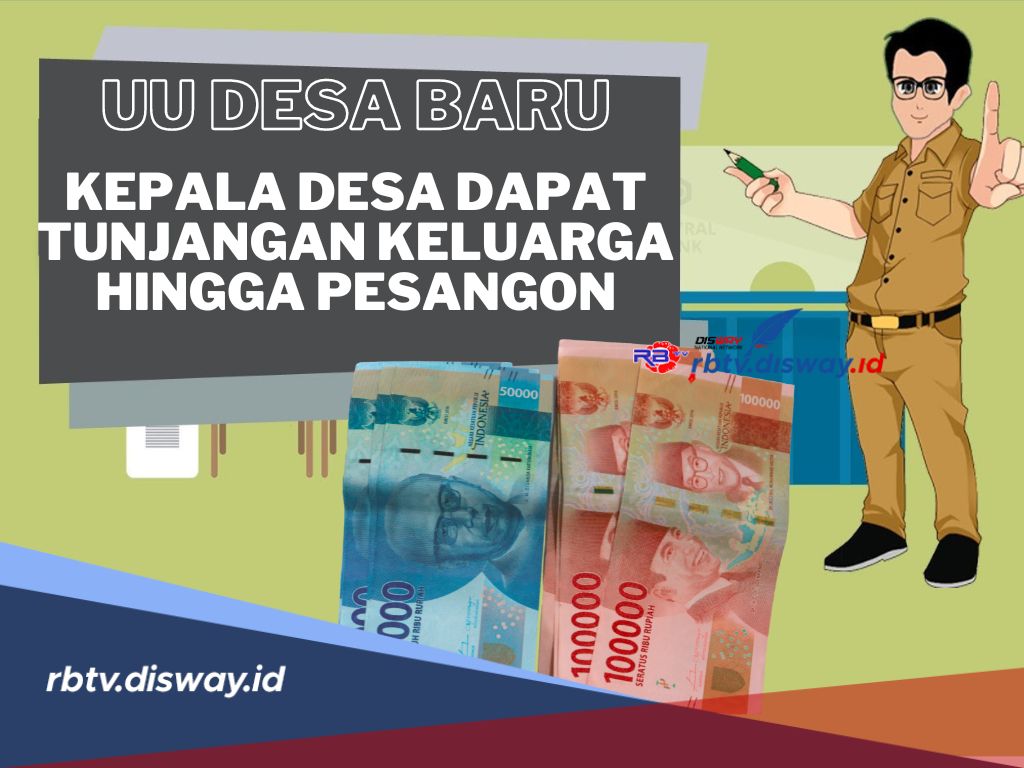 Jokowi Sahkan UU Desa yang Baru, Kepala Desa Dapat Tunjangan Keluarga Hingga Pesangon 