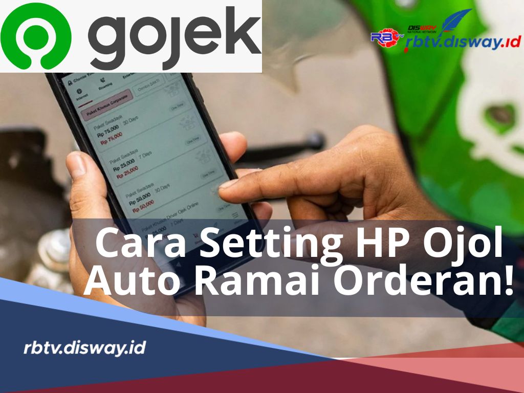 On Bid Setiap Hari, Begini Trik dan 7 Cara Setting HP Ojol Ramai Orderan, Auto Gacor 