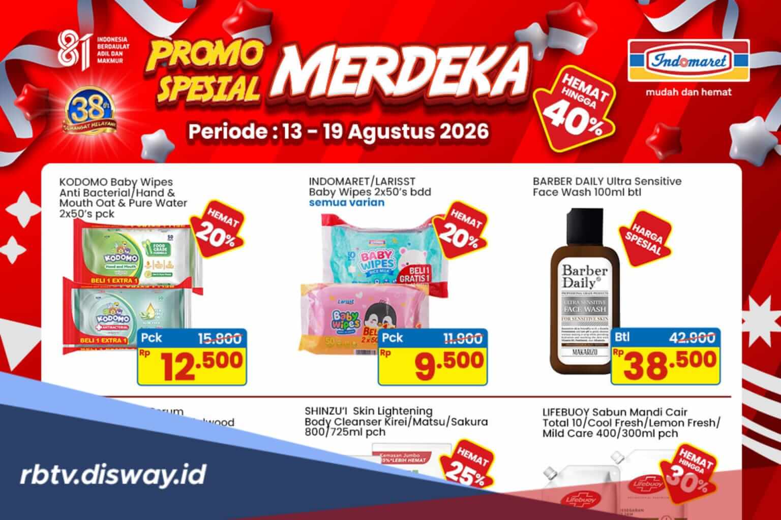 Belanja Hemat, Cek Promo Merdeka Indomaret 13-19 Agustus 2026