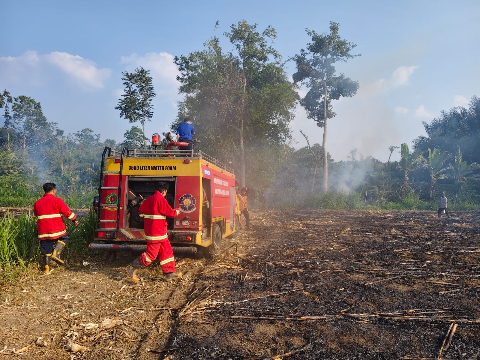 Lahan Perkebunan di Rejang Lebong Terbakar, Warga Diminta Selalu Waspada