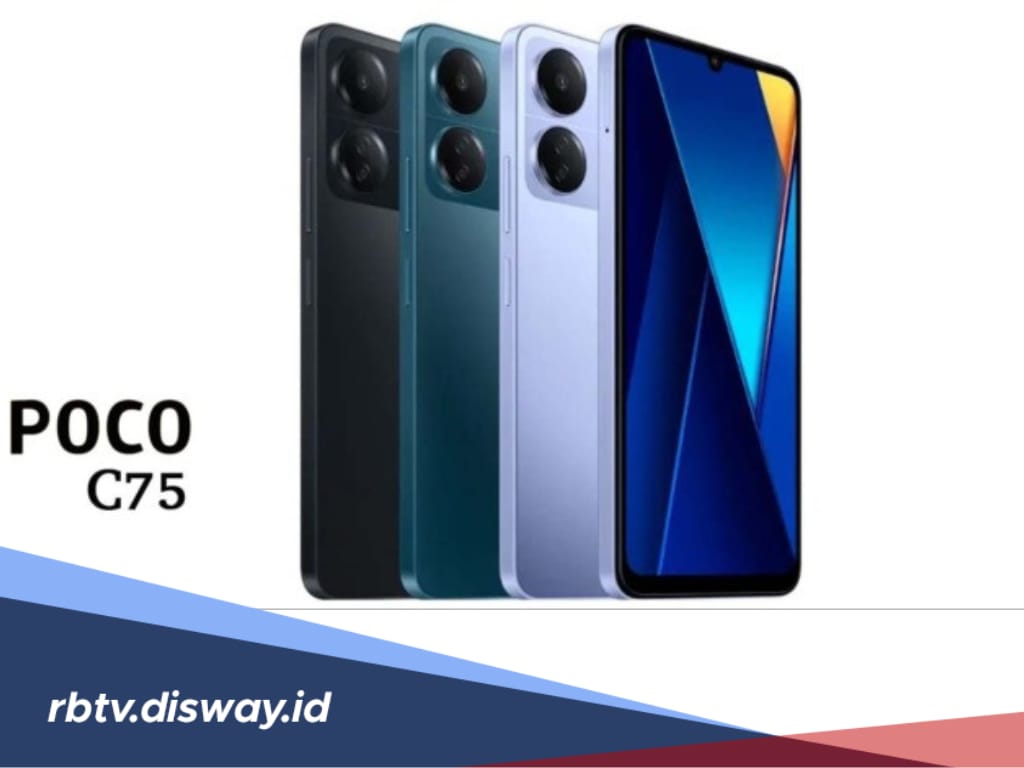 POCO C75 Resmi Meluncur di Indonesia dengan Harga Rp 1 Jutaan, Ini Spek Ditawarkan