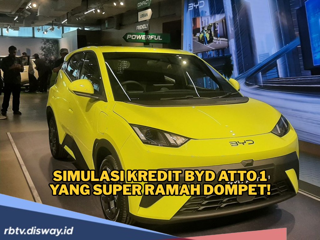 Mau Beralih ke Mobil Listrik Tanpa Bikin Kantong Kocar-Kacir? Intip Simulasi Kredit BYD Atto 1